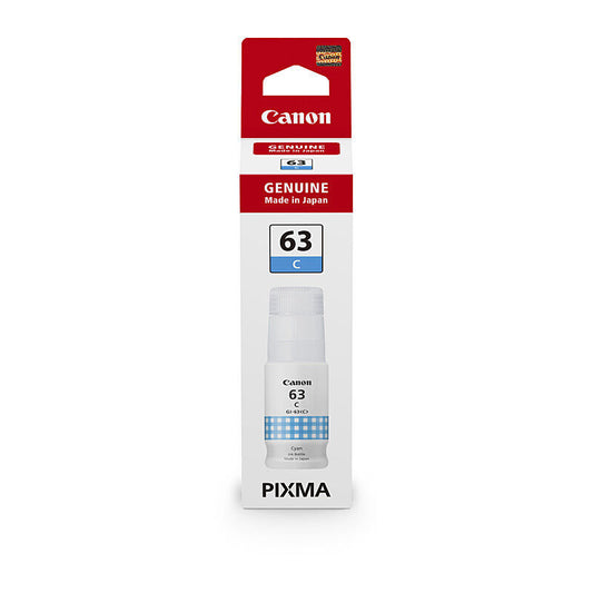 Canon GI63C Cyan Genuine Ink Bottle