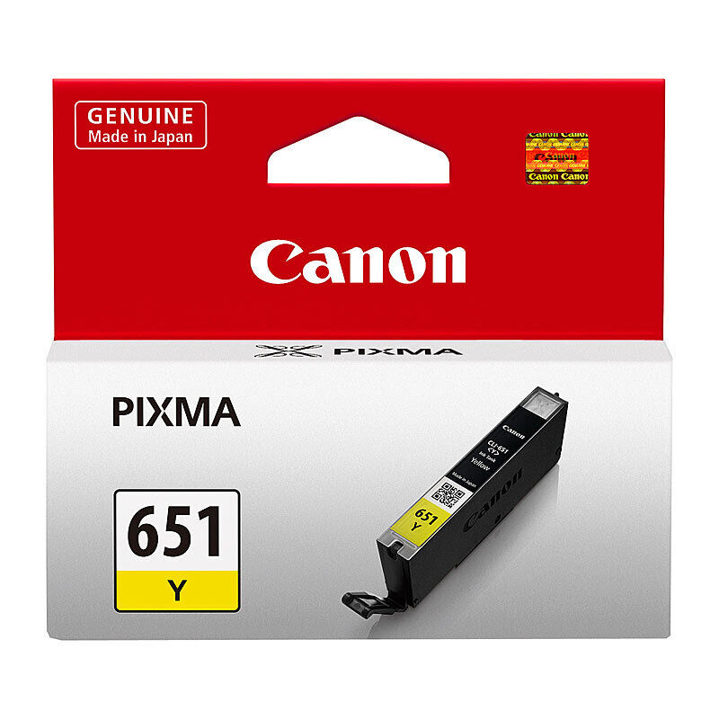 Canon CLI651Y Yellow Genuine Toner Cartridge