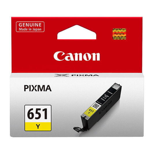 Canon CLI651Y Yellow Genuine Toner Cartridge