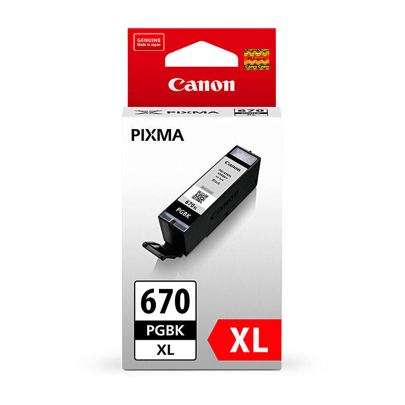 Canon PGI670XLBK Black Genuine Toner Cartridge