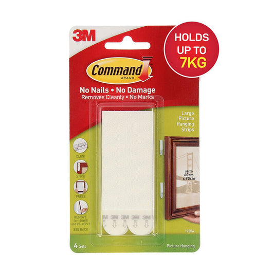 Command 17206 Large Picture Hanging Strips 4-Pack