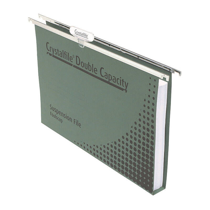 Crystalfile Complete Suspens File F/C Dbl Cap Pk10