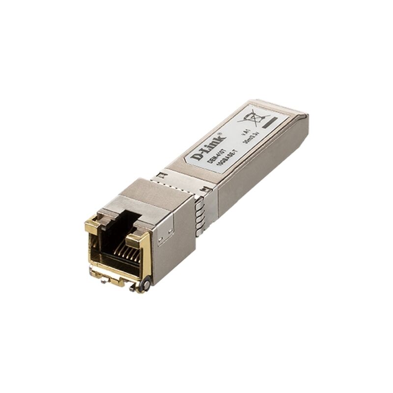 D-Link 10GBASE-T RJ45 Copper SFP+ Transceiver (Cat6A 30m) [DEM-410T]