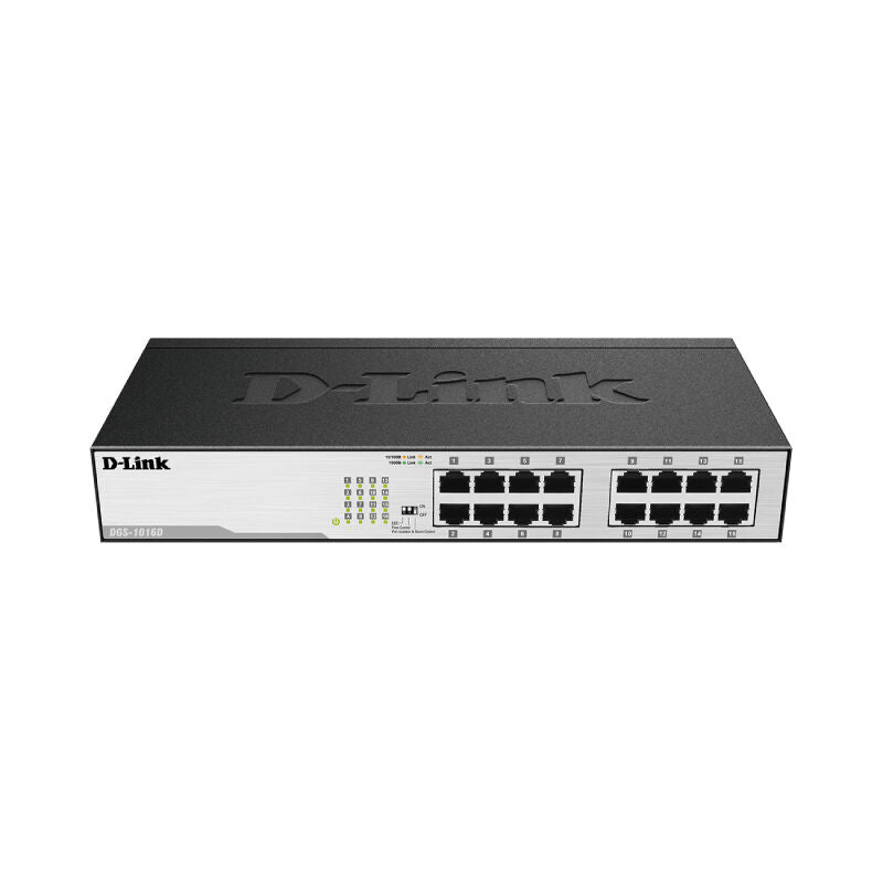 D-Link 16-Port Gigabit Unmanaged Switch [DGS-1016D]