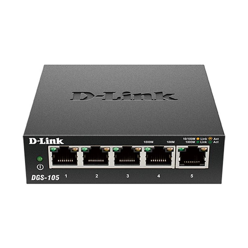 D-Link 5-Port Gigabit Desktop Switch [DGS-105]