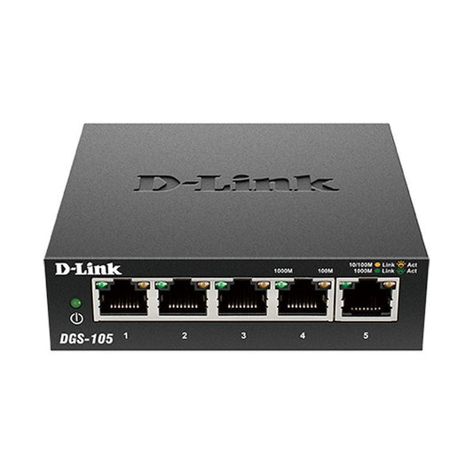 D-Link 5-Port Gigabit Desktop Switch [DGS-105]
