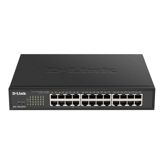 D-Link 24-Port Gigabit Smart Managed PoE Switch with 12 PoE Ports [DGS-1100-24PV2]