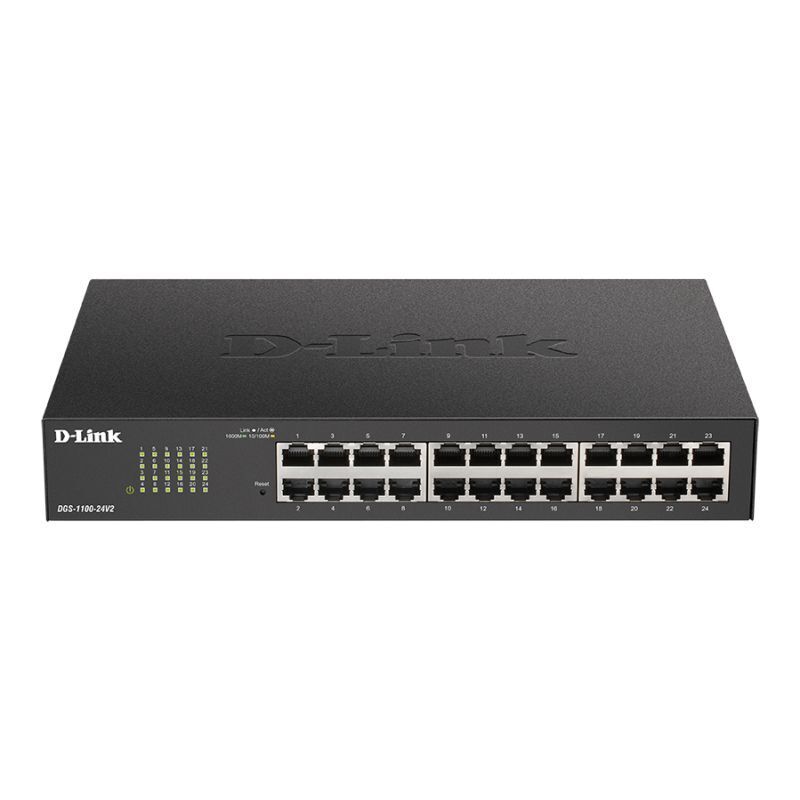 D-Link 24-Port Gigabit Smart Managed Switch [DGS-1100-24V2]