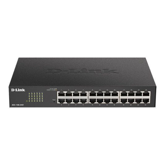 D-Link 24-Port Gigabit Smart Managed Switch [DGS-1100-24V2]