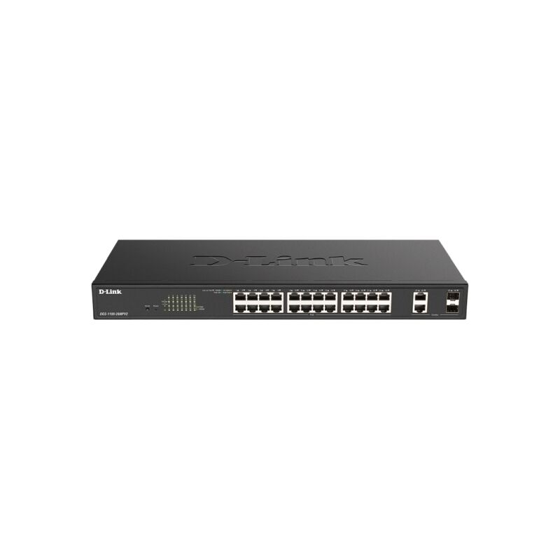 D-Link 26-Port Gigabit Smart Managed PoE Switch [DGS-1100-26MPV2]