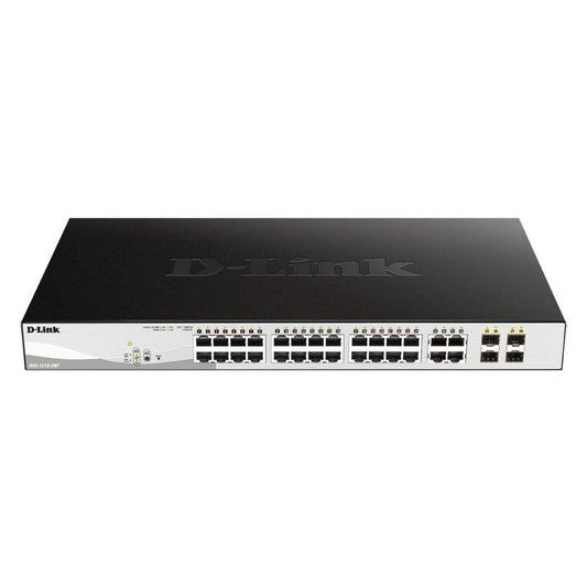 D-Link 28-Port Gigabit Smart Managed PoE Switch with 28 RJ45 [DGS-1210-28P]