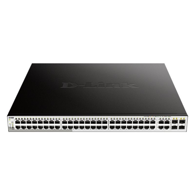 D-Link 52-Port Gigabit Smart Managed PoE Switch with 52 RJ45 ports [DGS-1210-52MP]