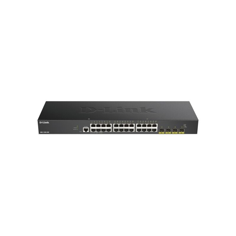 D-Link 28-Port Gigabit Smart Managed Switch with 24 RJ45 and 4 SFP+ 10G Ports [DGS-1250-28X]