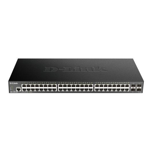 D-Link 52-Port Gigabit Smart Switch with 48 RJ45 and 4 SFP+ 10G Ports [DGS-1250-52X]
