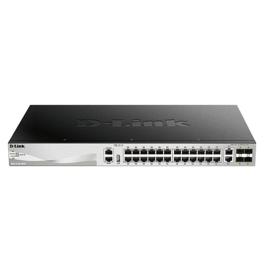 D-Link 30 port Stackable Gigabit Layer 3+ Switch with 6 ports [DGS-3130-30TS]