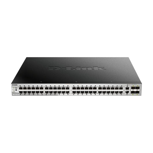 D-Link 54 port Stackable Gigabit PoE Layer 3+ Switch with 6 10GbE ports [DGS-3130-54PS]