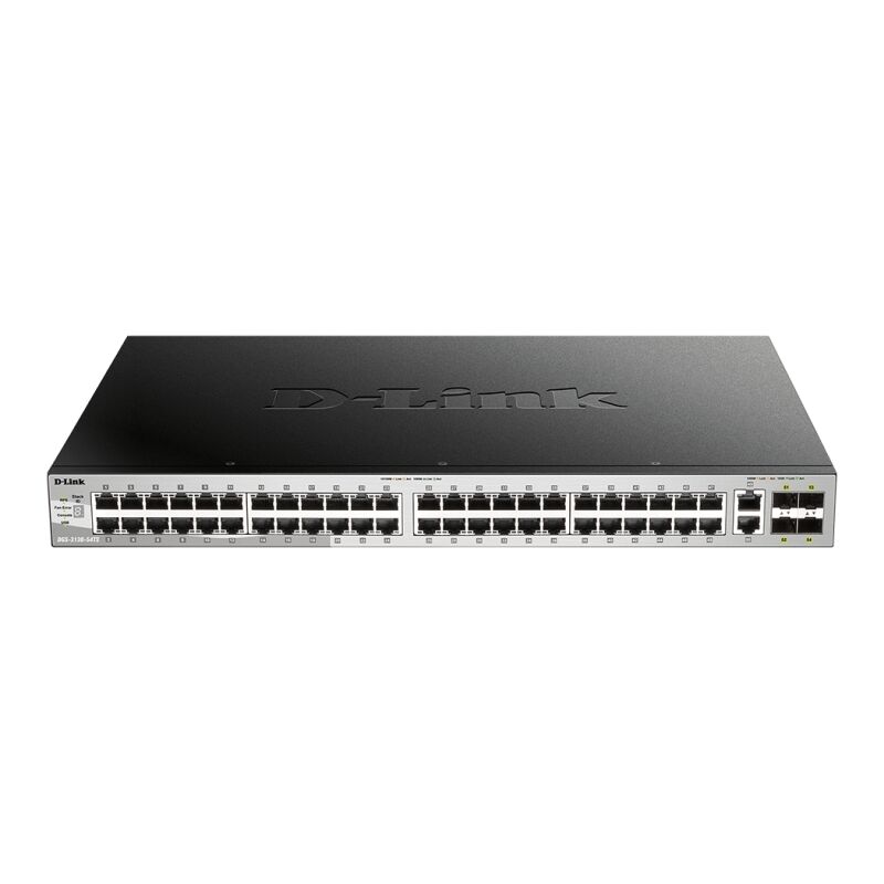 D-Link 54 port Stackable Gigabit Layer 3+ Switch with 6 10GbE ports [DGS-3130-54TS]