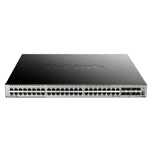 D-Link 52-Port Layer 3 Stackable Gigabit PoE Switch with 4 10GbE Ports [DGS-3630-52PC]