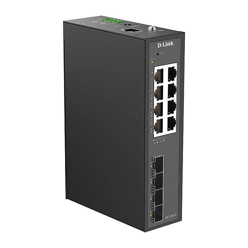 D-Link 12p GB Indust Switch [DIS-210G-12]