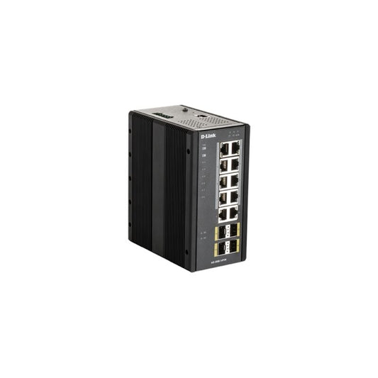 D-Link 14-Port Gigabit Industrial Managed PoE Switch with 4 SFP ports [DIS-300G-14PSW]