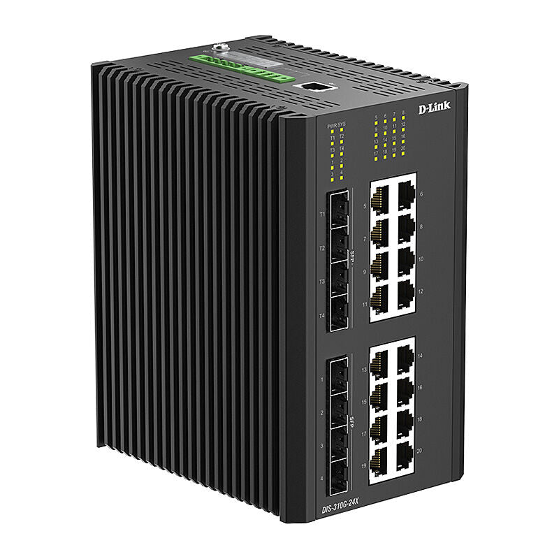D-Link 24p GB Indust Switch [DIS-310G-24X]