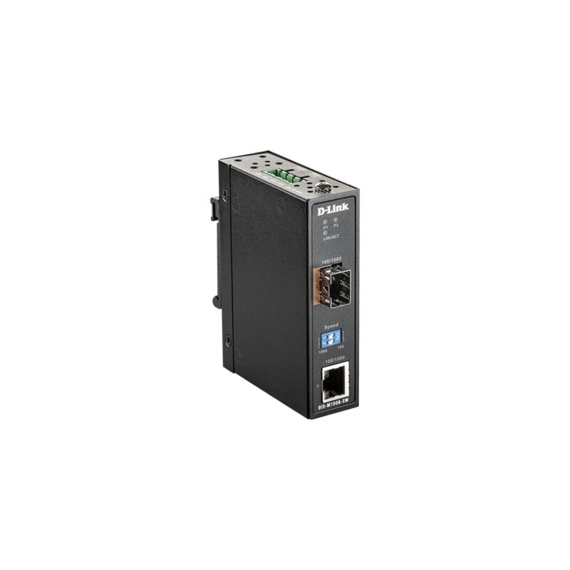 D-Link Industrial Media Converter SFP to RJ45 (100/1000Mbps) [DIS-M100G-SW]