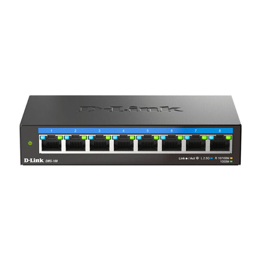 D-LINK 8-Port Multi-Gigabit Desktop Switch [DMS-108]