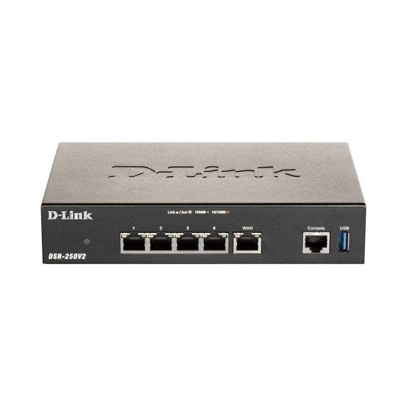 D-Link 5-Gigabit Port VPN Router [DSR-250V2]