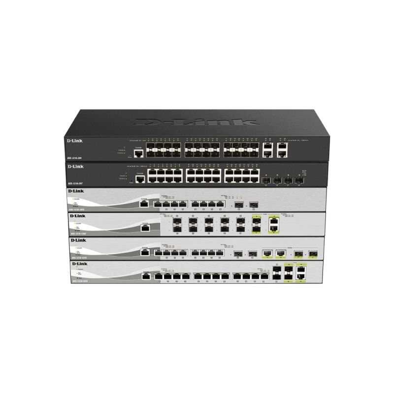 D-Link 10-Port 10 Gigabit Smart Managed Switch with 2 SFP+ ports [DXS-1210-10TS]