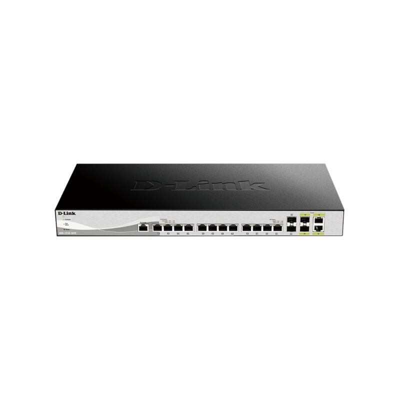 D-Link 16-Port 10 Gigabit Smart Managed Switch with 4 SFP+ (2 Combo) ports [DXS-1210-16TC]