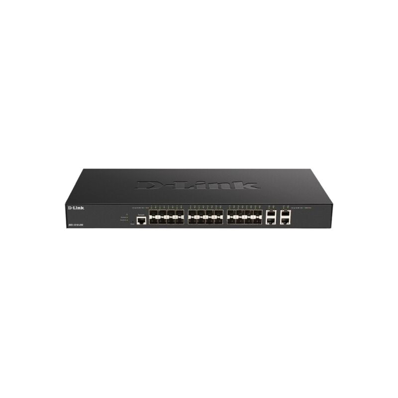 D-Link 28-Port 10 Gigabit Smart Managed Switch with 4 10GBASE-T ports [DXS-1210-28S]
