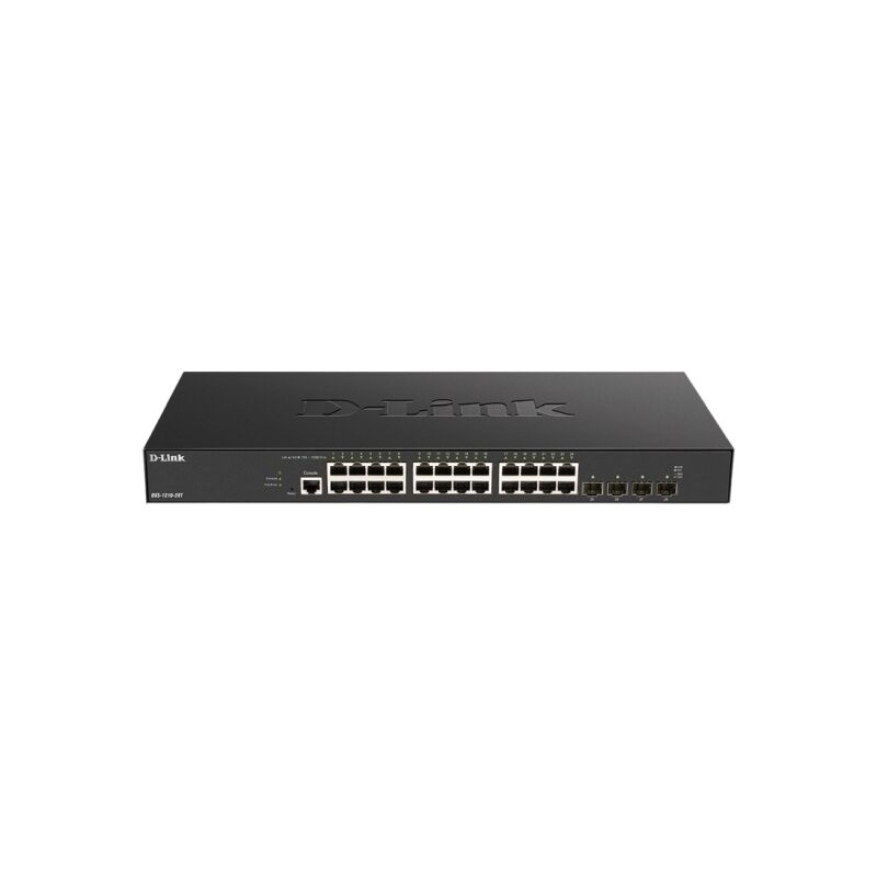 D-Link 28-Port 10 Gigabit Smart Managed Switch with 4 25Gbps SFP28 ports [DXS-1210-28T]