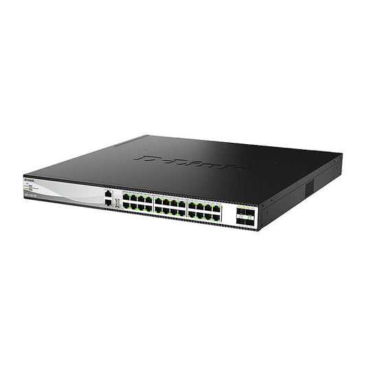 D-Link 28-Port Stackable 10 Gigabit PoE++ Layer 3 Switch [DXS-3130-28P]