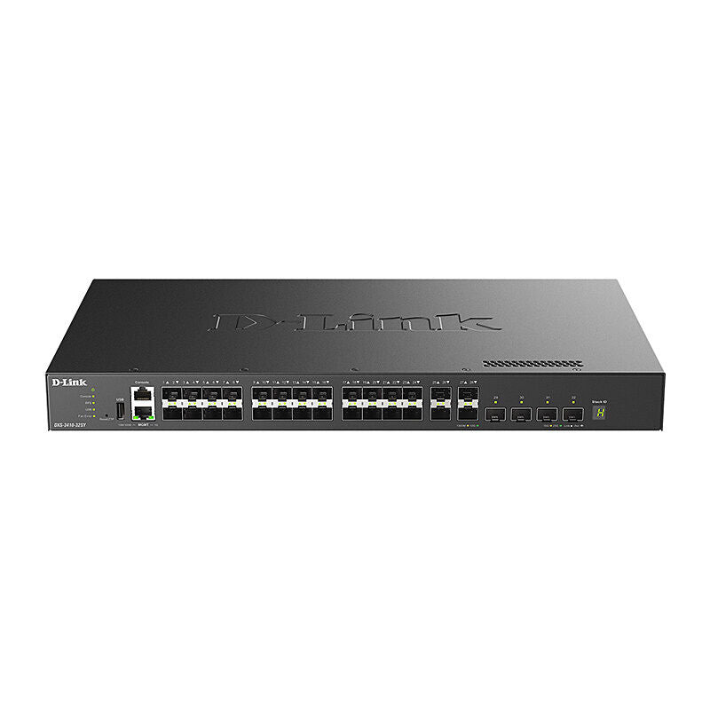 D-Link 32-Port 10 Gigabit Layer 3 Stackable Managed Switch with 28 10Gb SFP+ Ports and 4 10/25Gb SFP