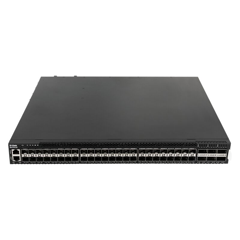 D-Link 54-Port 10-Gigabit Layer 3 Stackable Switch with 48 SFP+ & 6 QSFP+/QSFP28 Ports [DXS-3610-54S