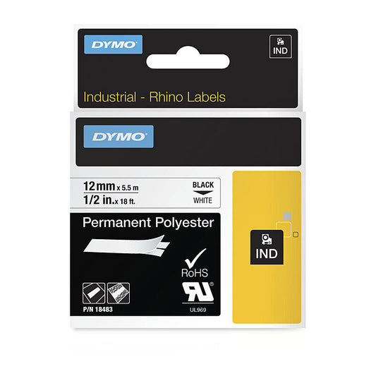 Dymo 18483 Black Genuine P-Touch Tape