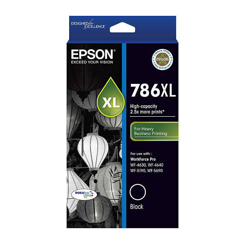 Epson C13T787192 Black Genuine Ink Cartridge