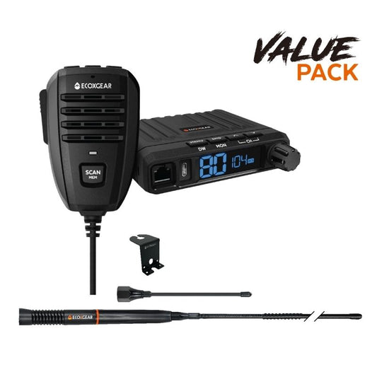 5-Watt Compact Fixed Mount UHF Radio with USB-C Port VALUE PACK [EXG1000-VPK]