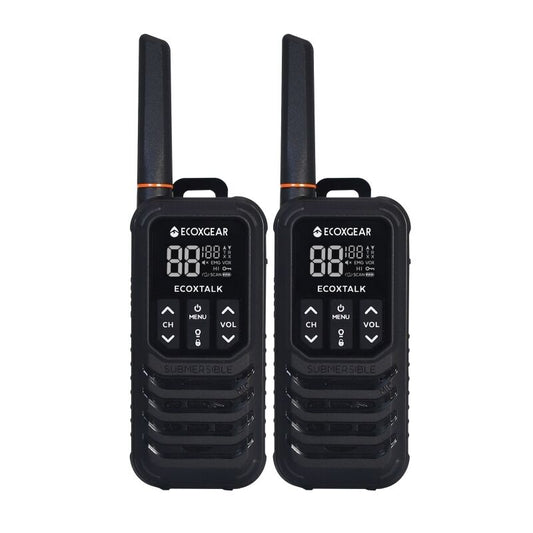 ECOXTALK EXG200 2-Watt IP67 Handheld UHF Radio Twin Pack (13km) [EXG200-2PK]