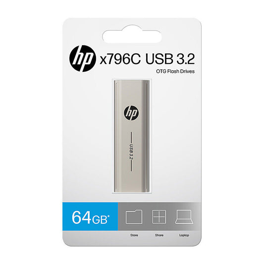 HP X796C 64GB USB3.2 Type A/C [HPFD796C-A-64]