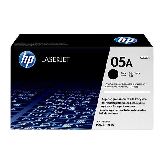 HP CE505A Black Genuine Toner Cartridge