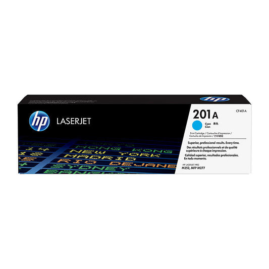HP CF401A Cyan Genuine Toner Cartridge