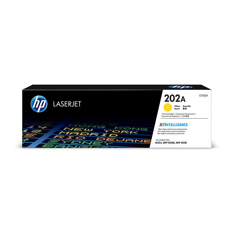 HP CF502A Yellow Genuine Toner Cartridge