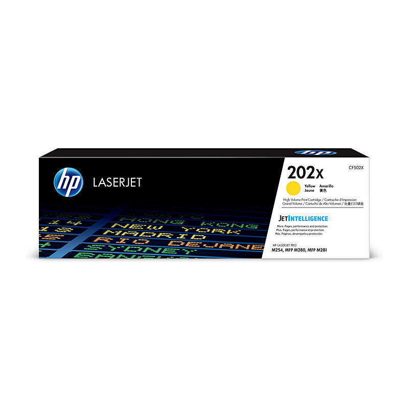 HP CF502X Yellow Genuine Toner Cartridge
