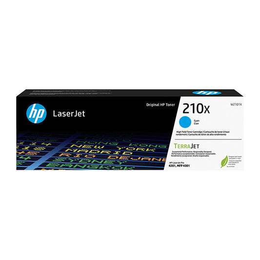HP W2101X #210X Cyan Genuine Toner Cartridge