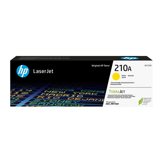 HP W2102A #210A Yellow Genuine Toner Cartridge