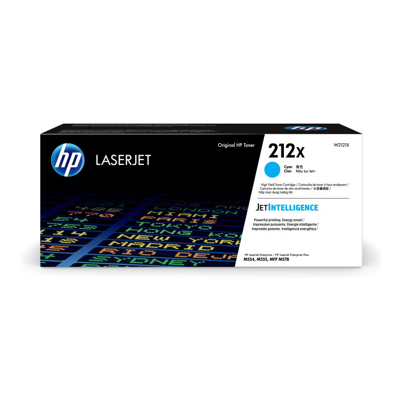 HP W2121X #212X Cyan Genuine Toner Cartridge