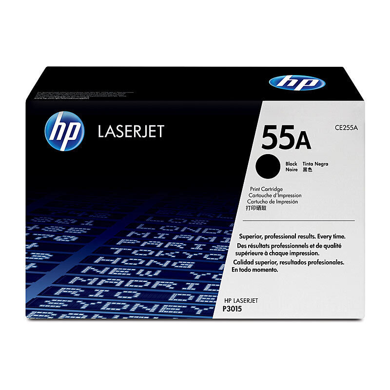 HP CE255A Black Genuine Toner Cartridge