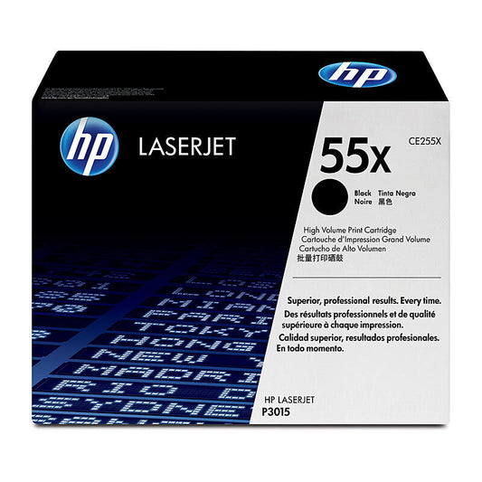 HP CE255X Black Genuine Toner Cartridge