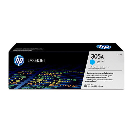 HP CE411A Cyan Genuine Toner Cartridge